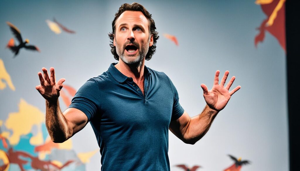 Andrew Lincoln voice acting for Quidditch audiobook